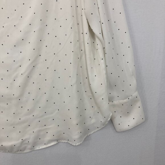 Elegant White Polka Dot Blouse - Picture 4 of 10